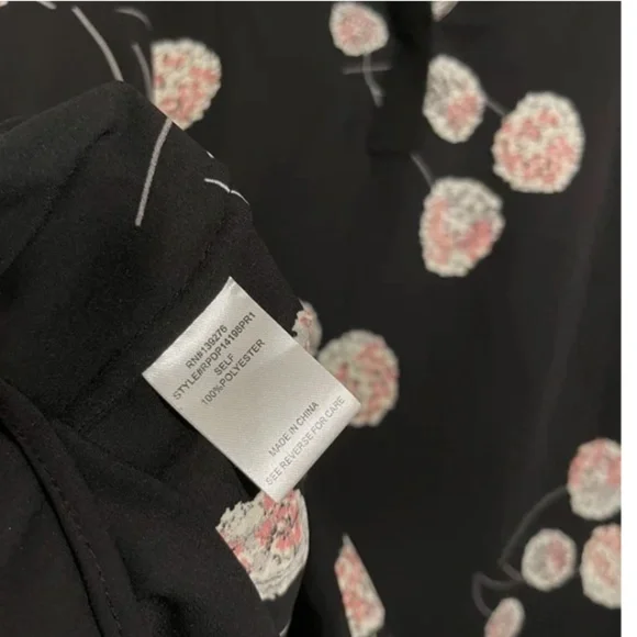 ANTHROPOLOGIE: Daniel Rainn Koda Split Neck Blouse (NWOT) - Picture 4 of 6